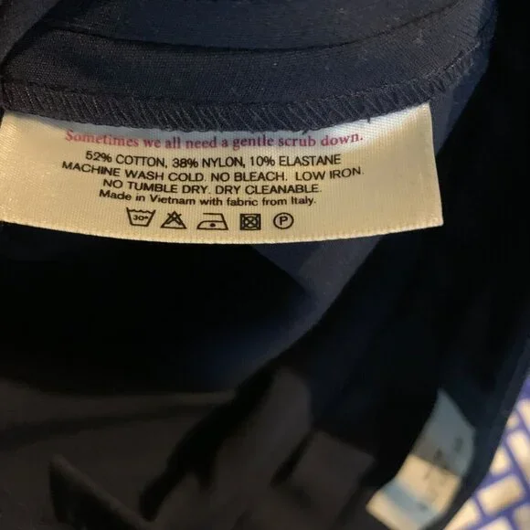 MM. LaFleur Women's The Foster‎ Pant Power Stretch Side Zip Navy Size 2 9543 - Picture 12 of 15